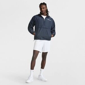 CHAMPION Stadium Packable Navy Half-Zip Jacket | Size L | Retail $50